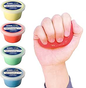 Amazon.com: Crown Therapy Putty â Made in USA - Full Set of Hand Exercise Putty (4 Pack, 3-oz 