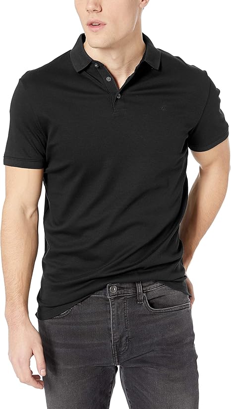 calvin klein liquid cotton polo slim fit