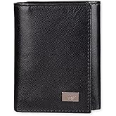 Dockers Men's Extra Capacity Slim Profile Trifold Wallet with Multiple Card Slots and ID Window