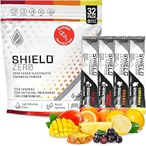 Amazon.com: SHIELD ZERO - Paquetes de electrolitos en polvo sin ...