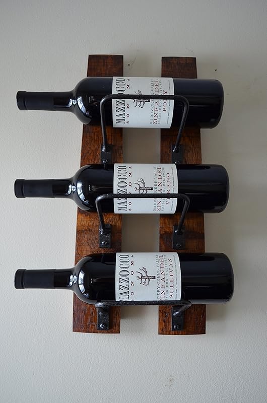 3 Bottle Wine Rack Handmade