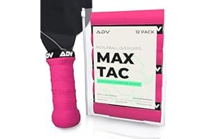 ADV TENNIS ADV Pickleball Overgrip - Soft, Dry Feel or Tacky, Non-Slip Pickleball Grip Tape - Sweat Absorbing Felttac Overgrip - Razor-Thin MaxTac Pickleball Paddle Grip Tape