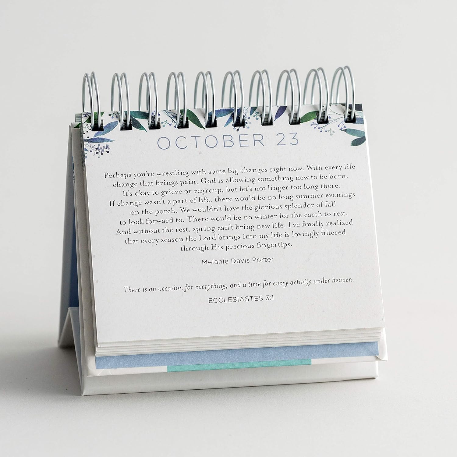 Perpetual Calendar DaySpring A Moment To Breathe Desktop Calendars