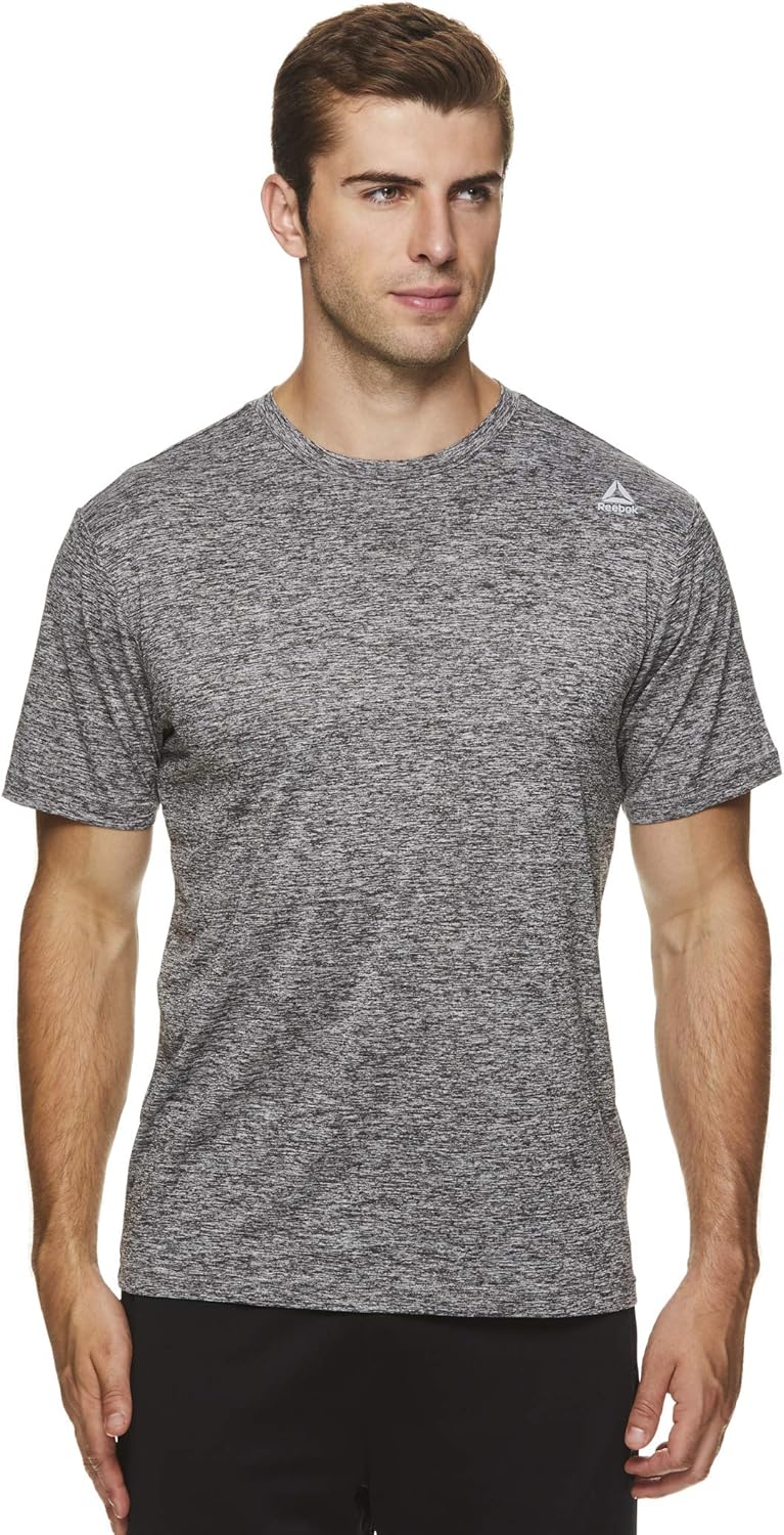 Reebok Men's Supersonic Crewneck Workout T-Shirt Designed with Performance Material