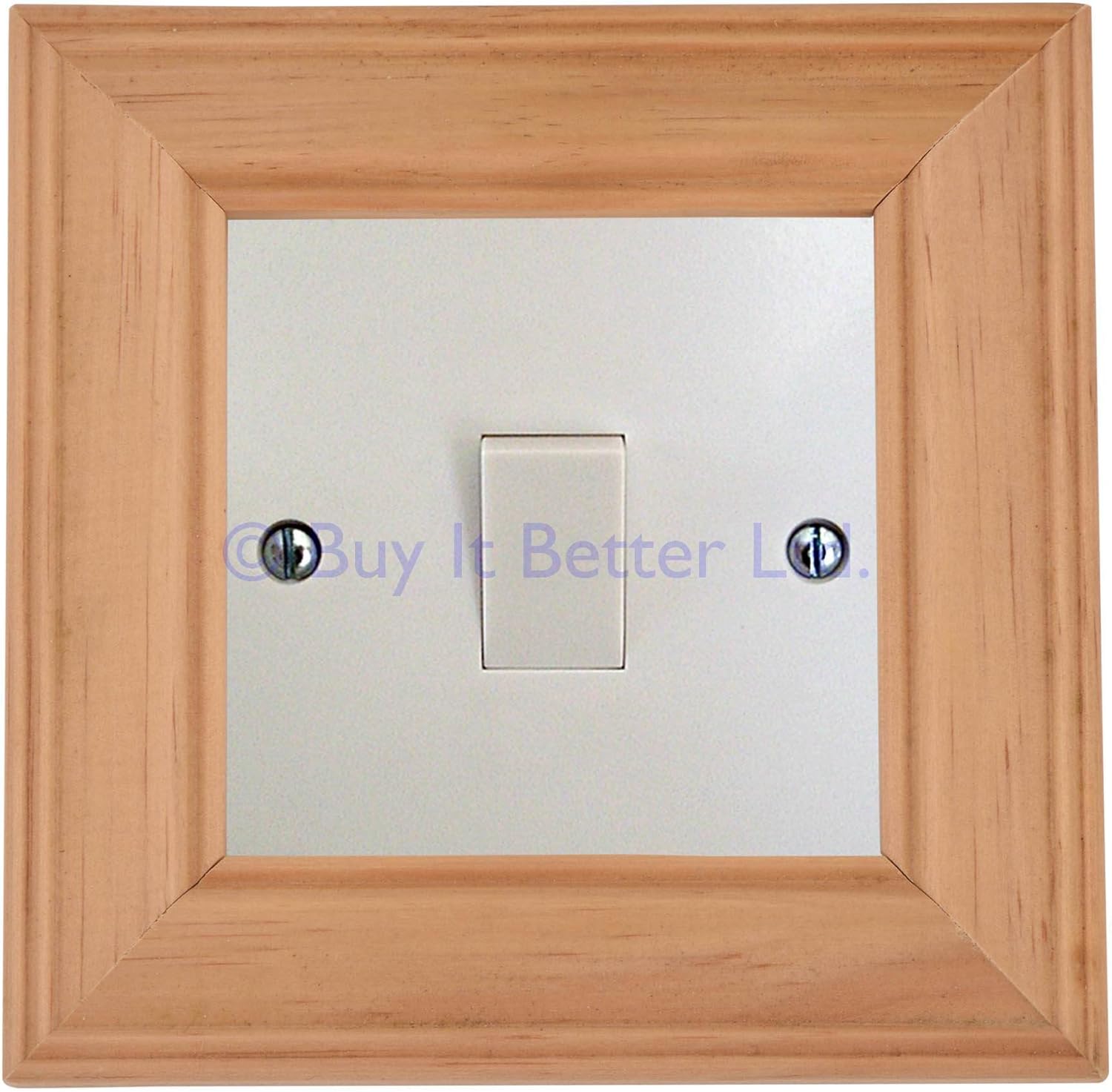 Light Switch Surround Frame Finger Plate Cover Honey Pine Transform The Look of Your Switch