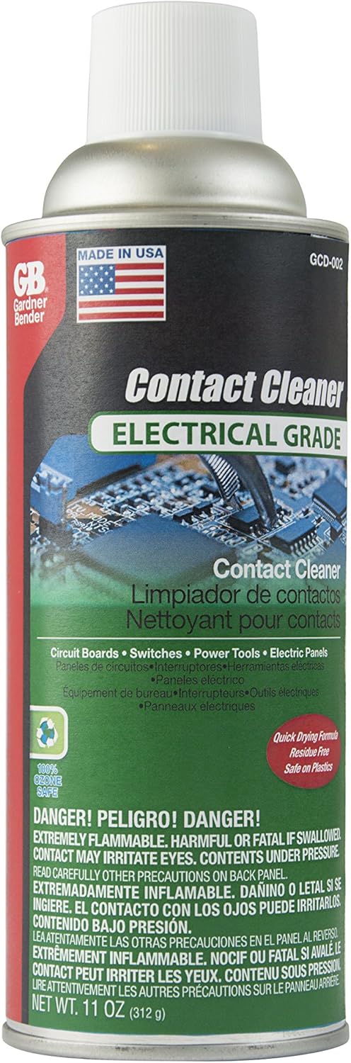 Gardner Bender GCD-002 Contact Cleaner, Non-Flammable, Ozone Safe, Can