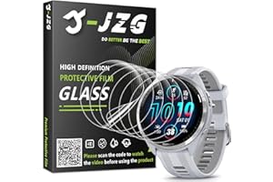 VASG JZG 6 Pack Screen protector Soft Film for Garmin Forerunner 965 47mm, Bubble Free, Scratch Resistant, Flexible Full Coverage, HD Clear Film