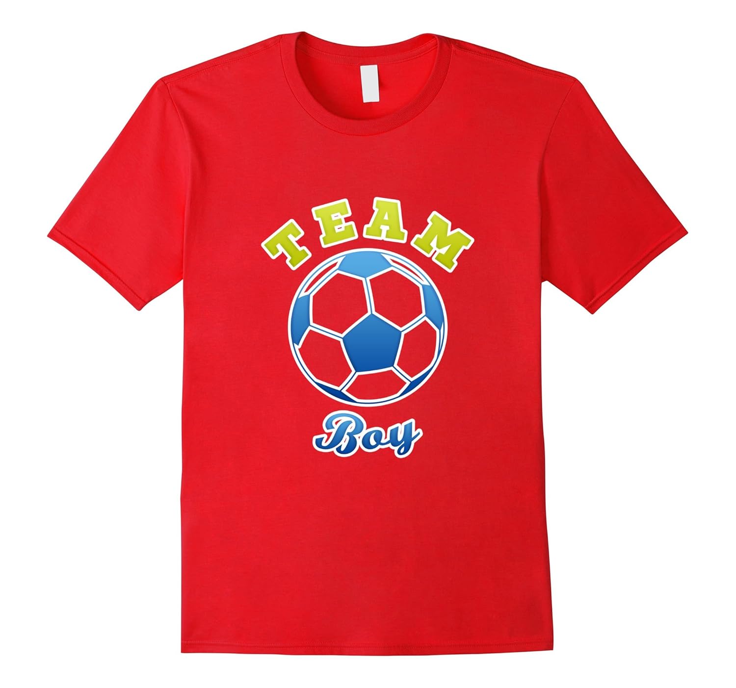 Mens pink or blue we love you shirt for men daddy team boy soccer- TPT