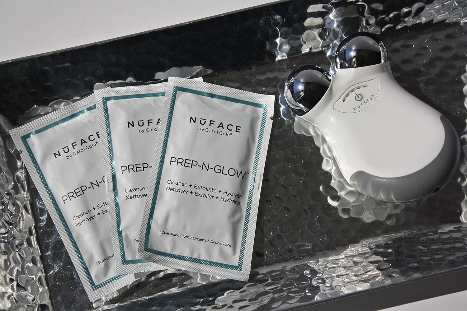 NuFACE PrepNGlow Dual-Sided Cleansing Cloths, 20 Count: Premium Beauty