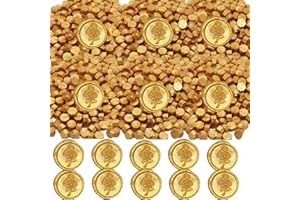 720Pcs Wax Sealing Beads, Gold Sealing Wax Beads, Octagon Wax Seal Beads for Wax Seal Stamp, Cards, Wedding Invitations, Wine