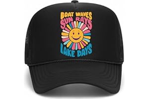 OUTDOOR APPAREL DISTRIBUTION Boat Waves, Sun Rays, and Lake Days Trucker Hat