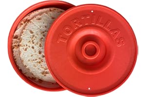 Chauffe-Tortilla et Garde Parfait Pour Garder Les Tortillas, Crêpes et Tacos au Chaud. Tortillero - Fajitas - Burritos - Appa