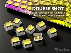 Ranked Pudding PBT Keycaps | 112 Double Shot