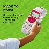 Dymo LetraTag LT-100H Label Maker Pink ABC Keyboard 13-Char LCD view 2