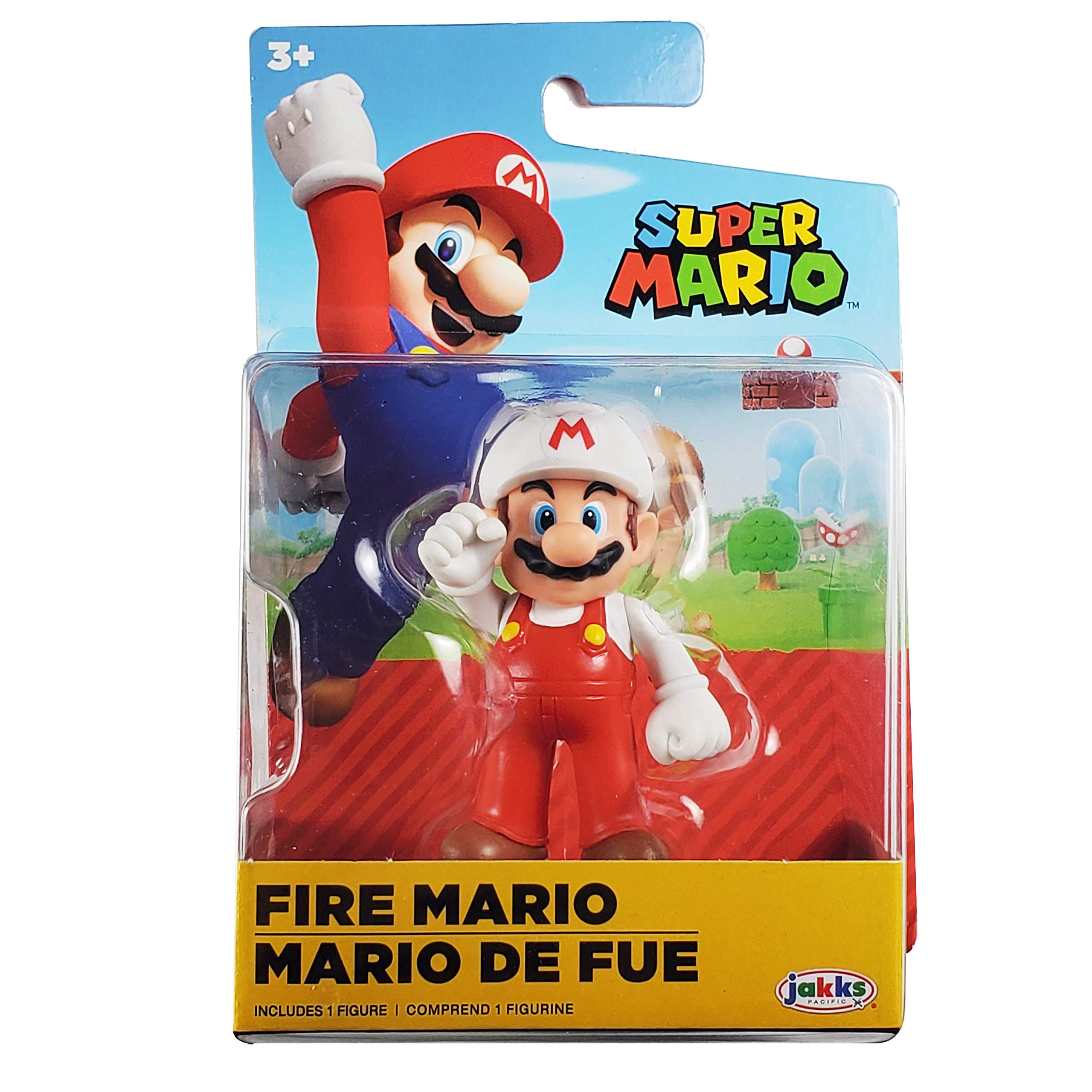 Super Mario Bros. Fire Mario 2.5” Figure by Jakks Pacific