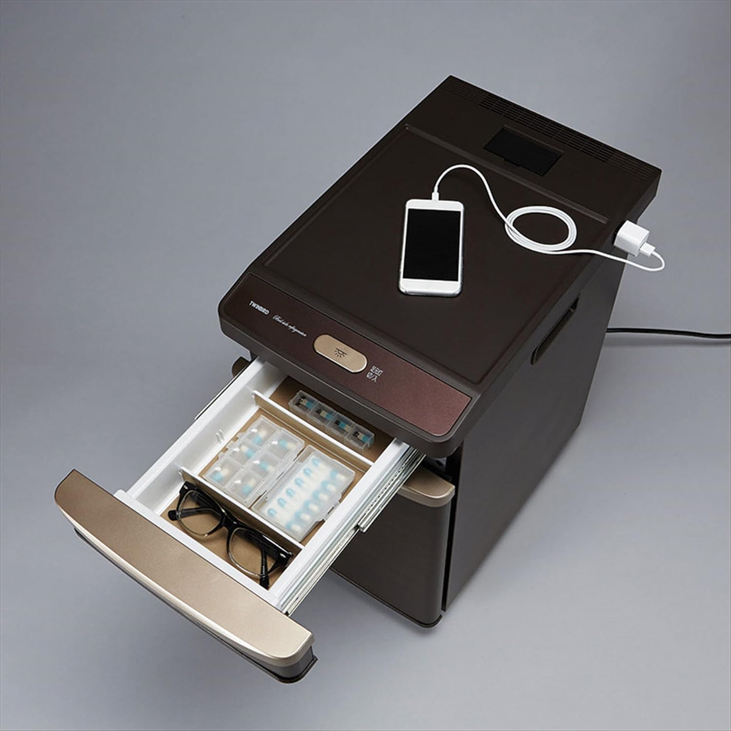 ツインバード工業 ベッドサイド冷蔵庫 HRD282BR 62649855