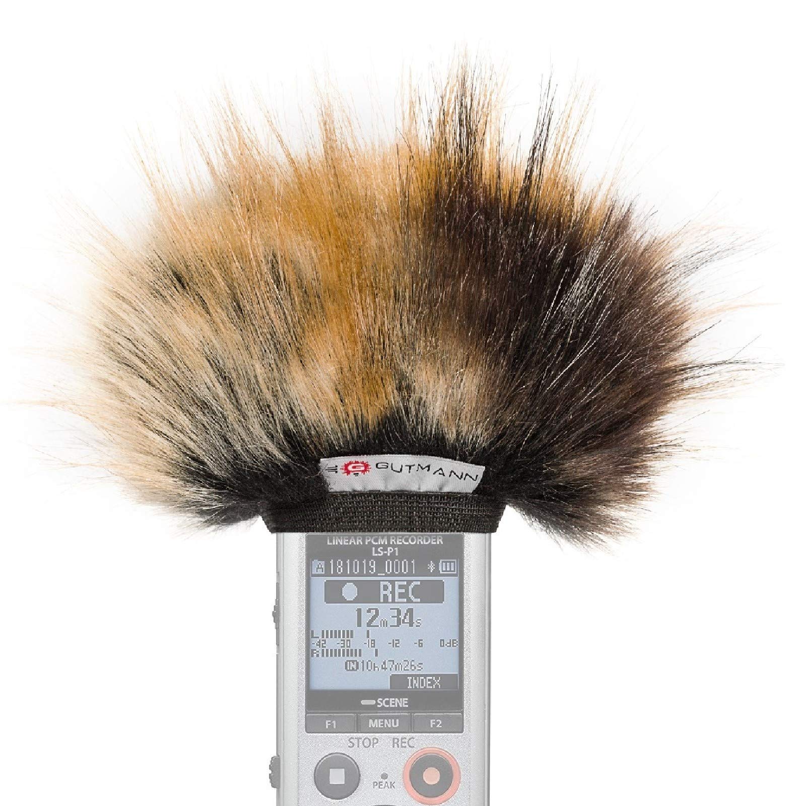 Gutmann Fur Microphone Windshield Windscreen for Olympus LS-P1 / LS-P2 / LS-P4 Special Model TIGER (Limited Edition)