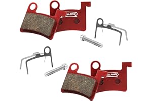 DYISLAND MT600 Electric Bike Disc Brake Pad Two Pairs, Suitable for DYISLAND LD-200PLUS LD4X-600, (Semi-Metallic/Sintered-Metal)