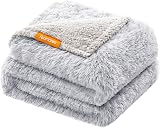Feandrea Waterproof Reversible Dog Blanket 152 x 127 cm Grey Ombré XL