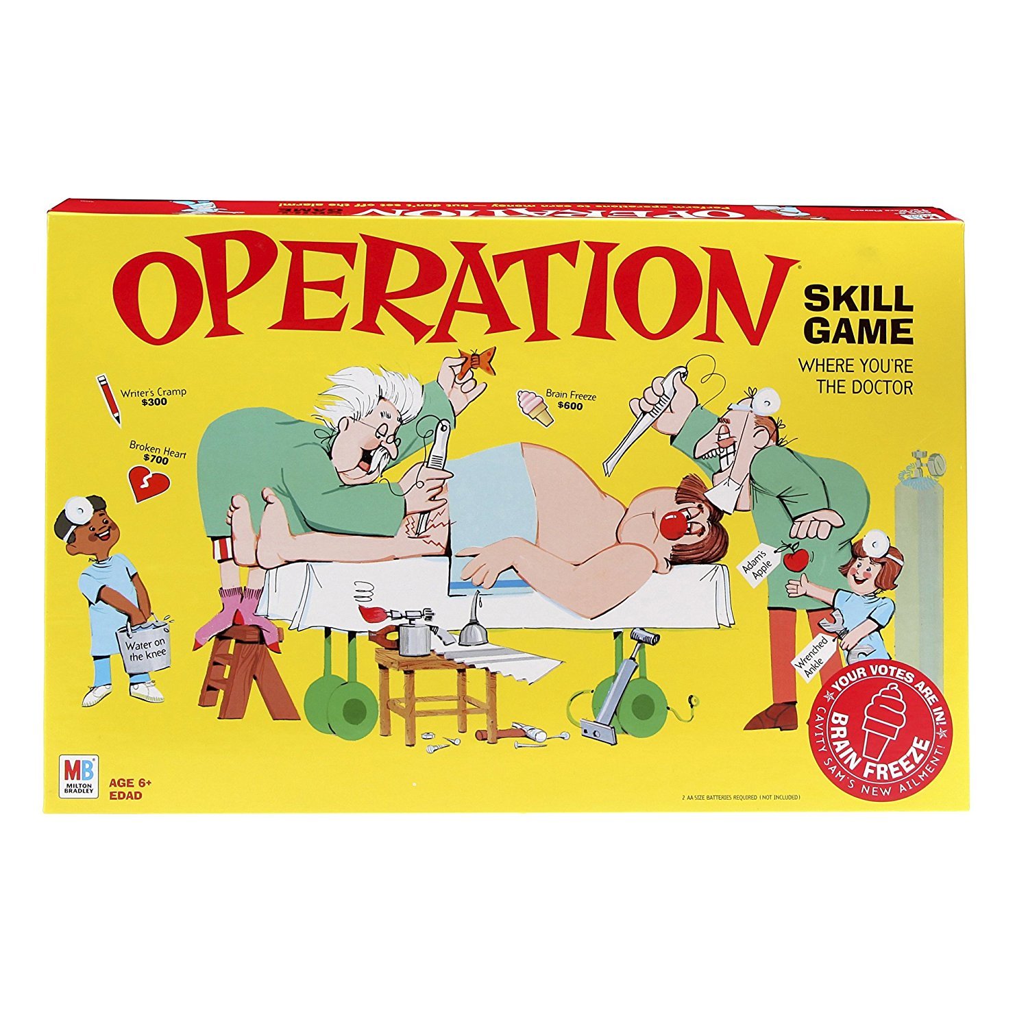 Photo 1 of Operation Electronic Board Game, Family Games for Kids Ages 6+, Kids Board Games for 1+ Players, Funny Games for Kids, Kids Gifts (Amazon Exclusive)