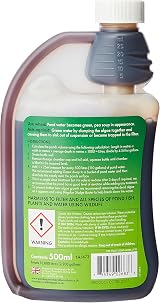 Blagdon Green Away Pond Water Treatment 500 ml Treats 10,000 L view 2