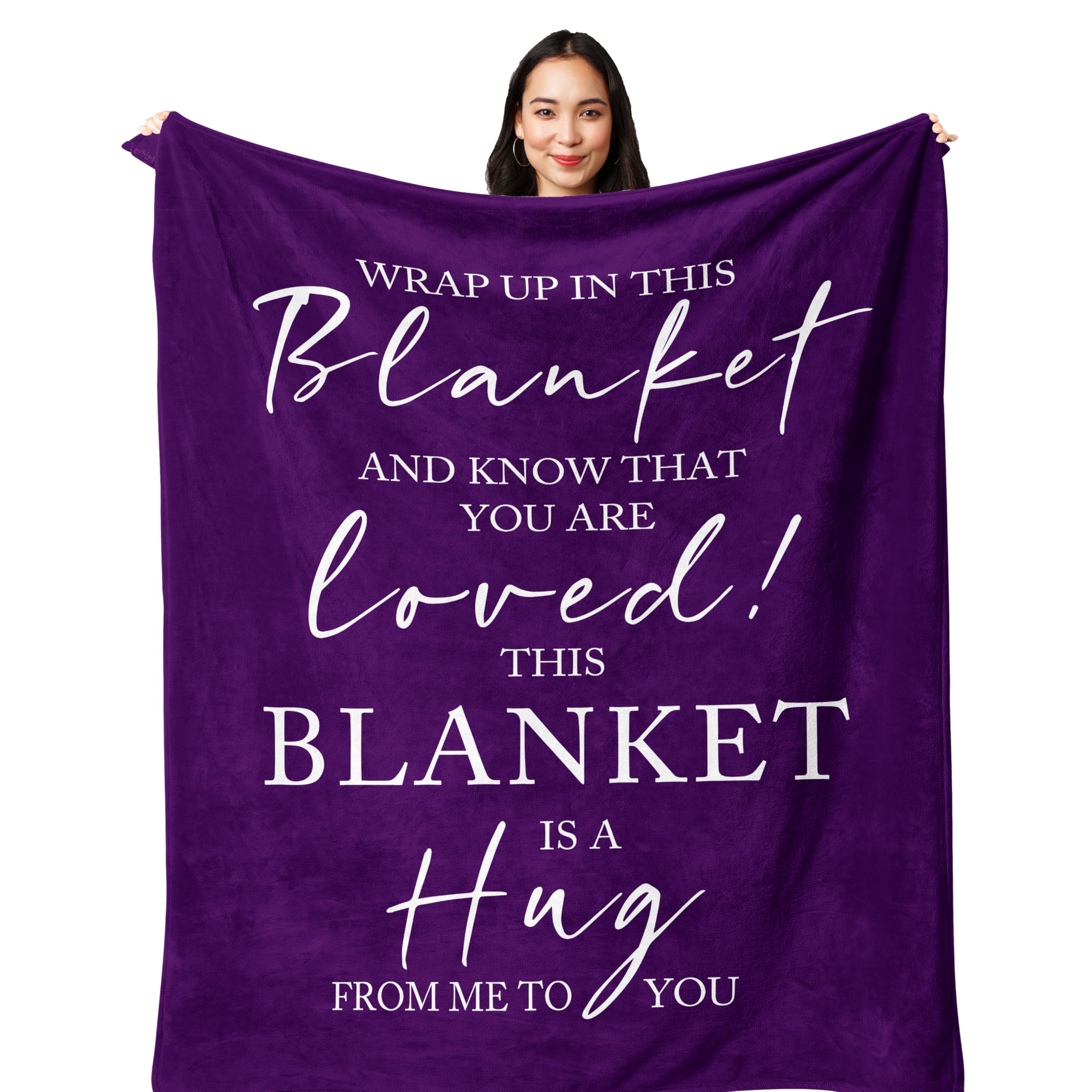 Yesbird Get Well Soon Gifts for Women, Gifts for Women, Thinking of You/Inspirational Gifts Blanket 150X130CM, Friendship/Cheer up Gifts, Hug/Healing Blanket