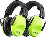 Dr.meter Ear Defenders Kids Noise Reducing Headphones SNR 27.4dB Green
