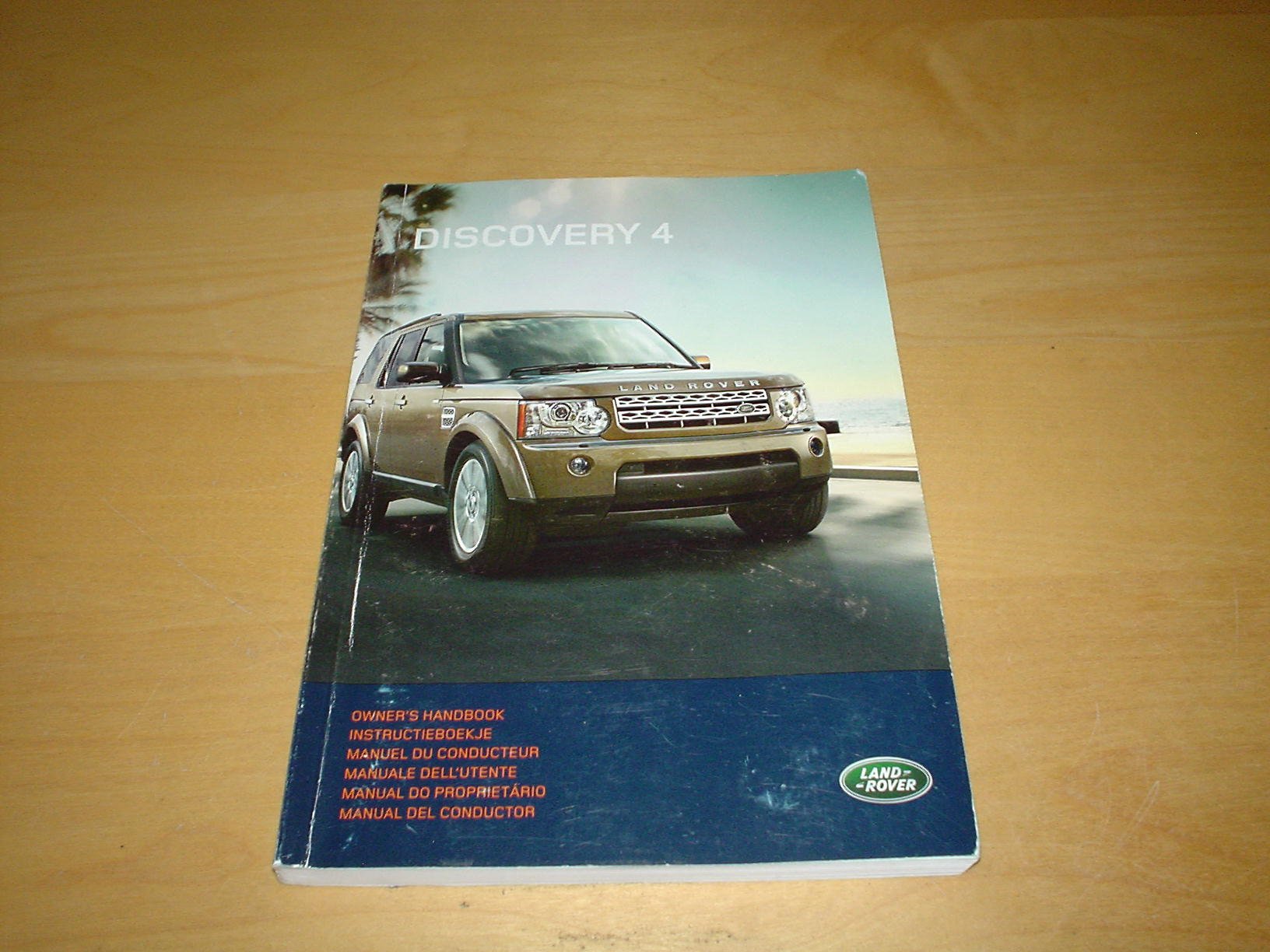 LAND ROVER DISCOVERY 4 OWNERS MANUAL HANDBOOK with WALLET (2009 - 2012) -  5.0