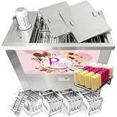 Kolice Commercial Large Capacity 4 Mold Sets ice Popsicle Stick Making Machine, ice pop Making Machine, ice Lollipop Machine, Popsicle Machine, 110ml/stick, with 4 molds Sets