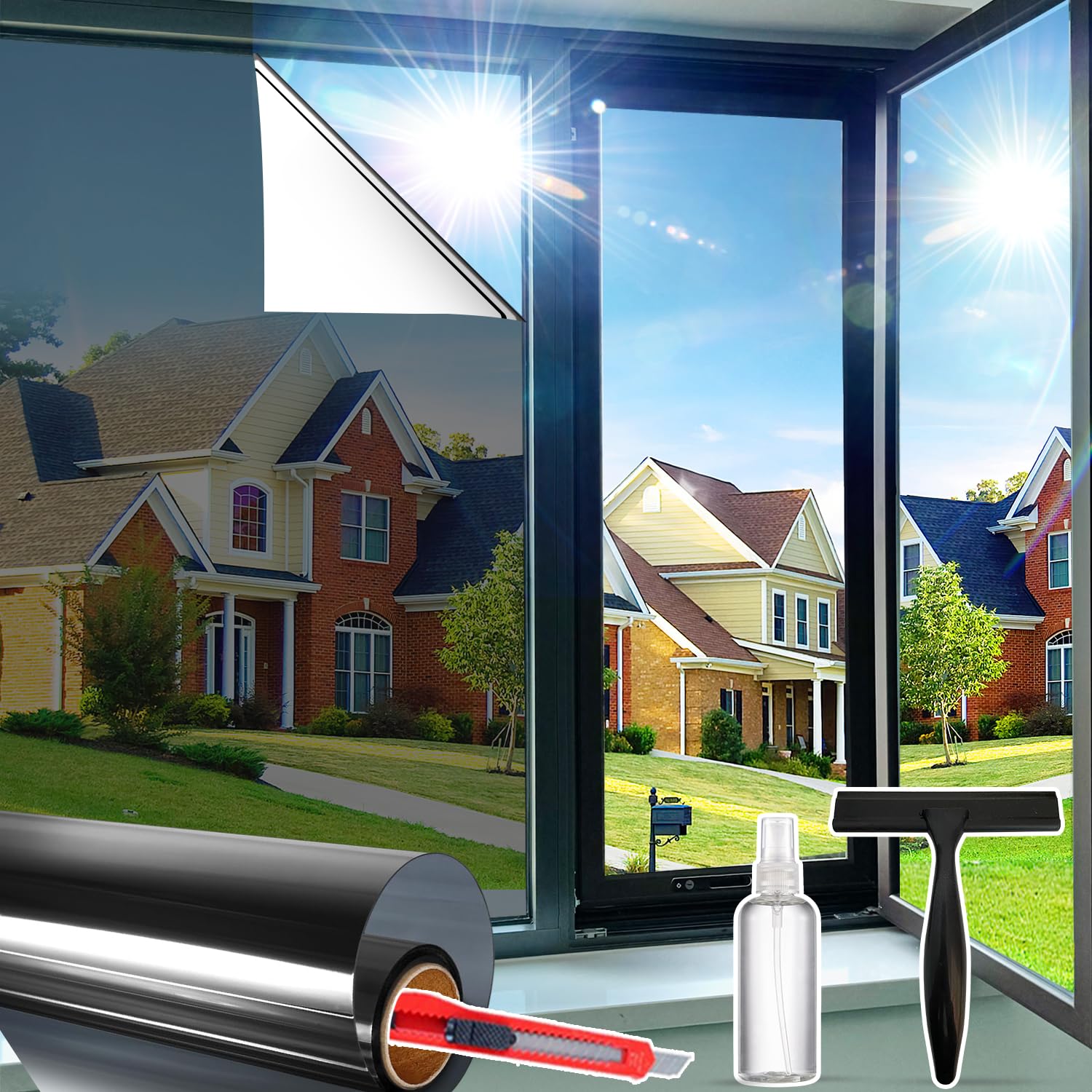 Savvy Choice Anti-Glare Sun Heat Control Window