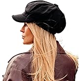 Comhats Wool Fashion Newsboy Hats for Women Winter Warm Pageboy Cabbie Cap Beret