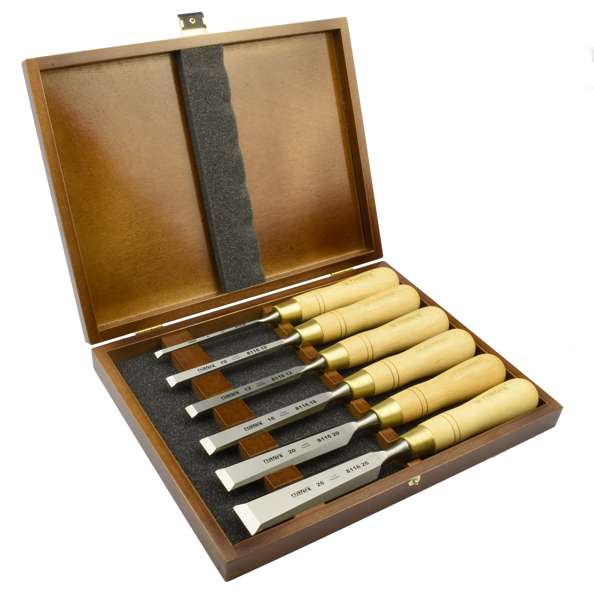 Narex Chisels - 8116 Cabinetmakers Chisel Boxed Set (Natural)
