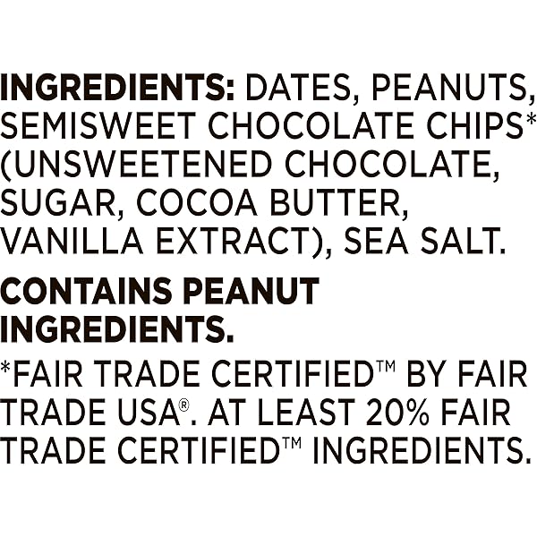 LARABAR PEANUT BUTTER CHOCOLATE CHIP, FRUIT AND NUT BARS, GLUTEN FREE AND VEGAN, 9.6 OZ, 6 CT