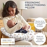 Niimo Nursing Pillow Oeko-TEX 100 Ergonomic Baby Support 100% Cotton view 2