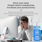 VINTEZ Blue Light Screen Protector 31.5-32 Inch Monitor 28.2 x 16.5 view 2