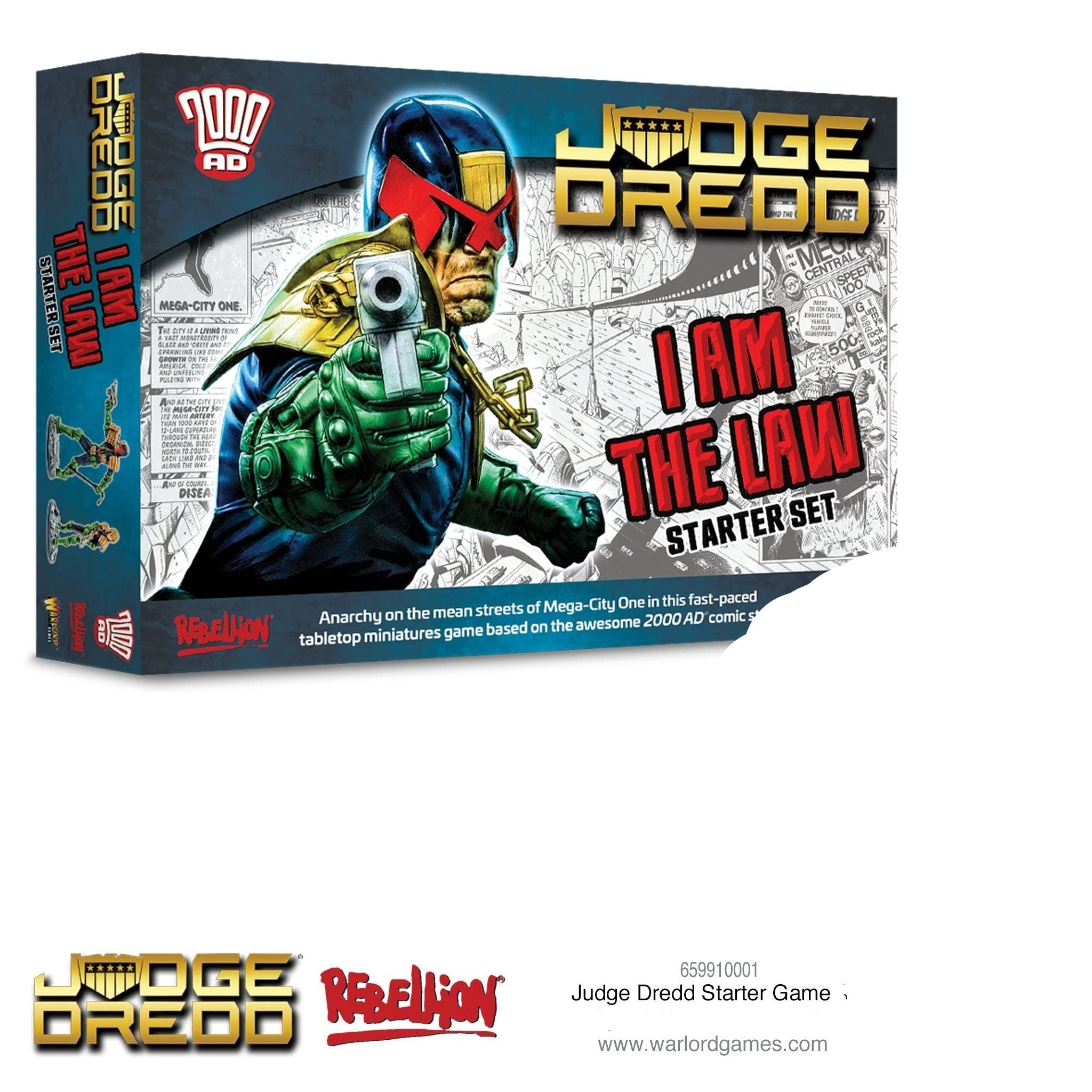 Warlord Games Judge Dredd Starter Set: I am the Law a 28mm Sci-fi Strategy Battle Game for 2 or More Players Using Miniatures
