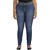 Jag Jeans Womens Plus Size Ruby Mid Rise Straight Leg Jeans