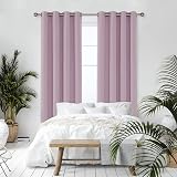 Deconovo Thermal Blackout Curtains Mustard 140x180 2 Pieces Eyelets view 8