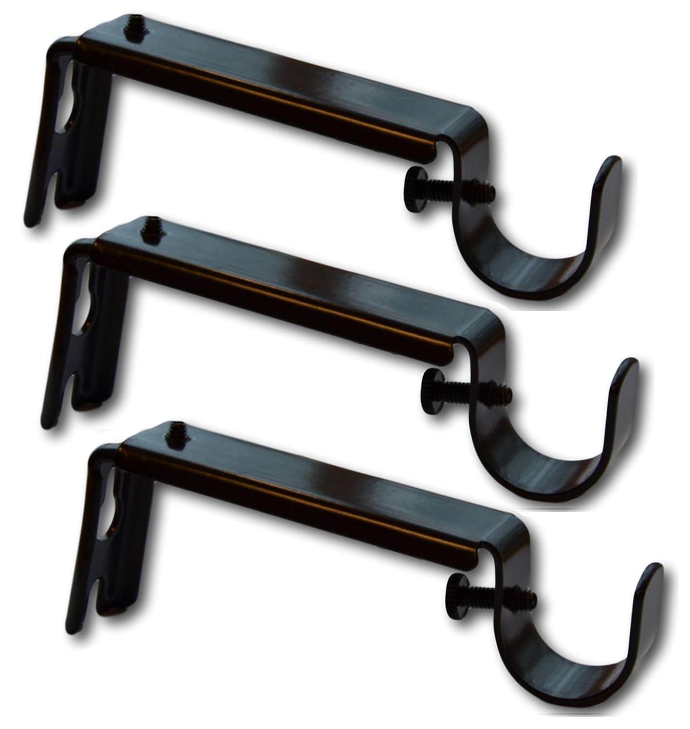 Black Or Inch Rod Simply Sublime Adjustable Curtain Rod