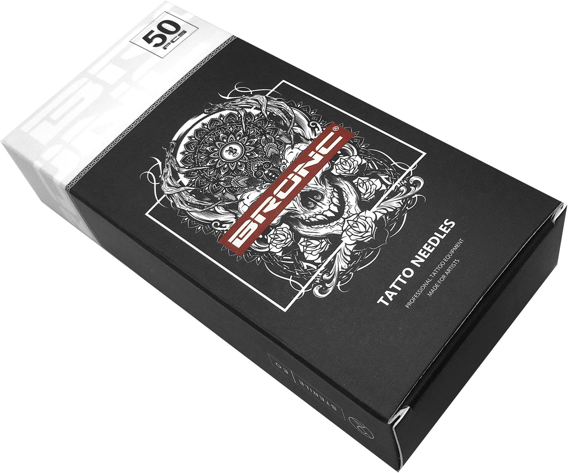 BRONC Quality #12 Standard Tattoo Needles 11 Single Stack Magnum (11M1) Disposable & Sterilized - 50PCs