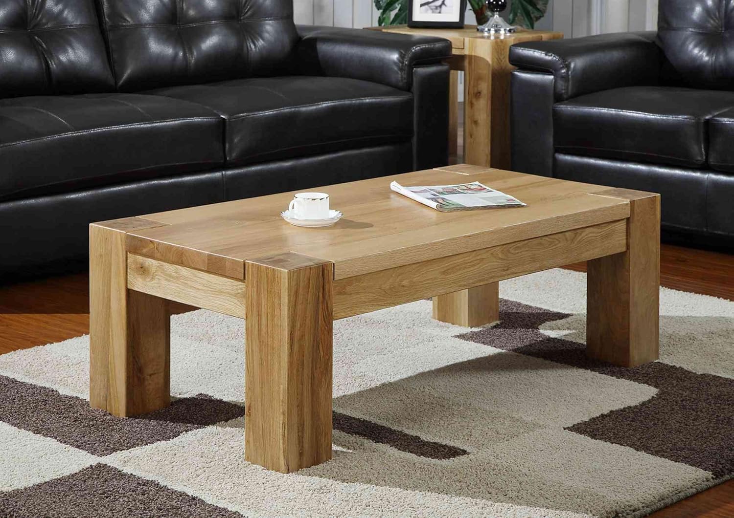 Oslo 4x2 Coffee Table Solid Oak Amazon.co.uk Kitchen & Home