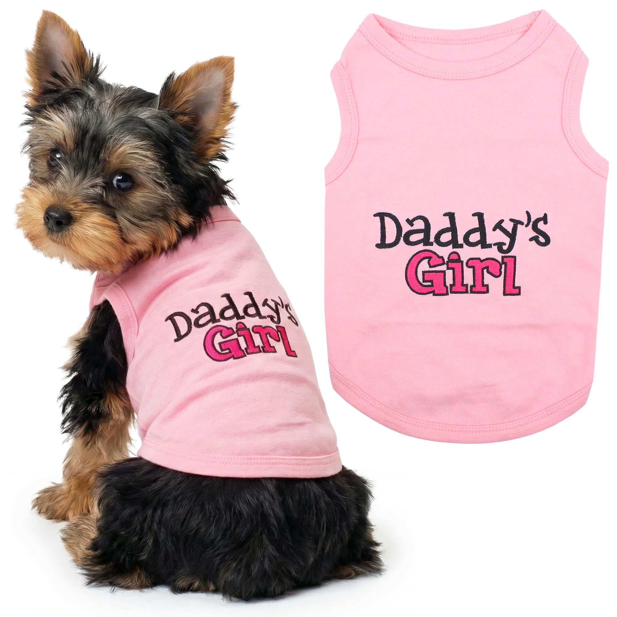 Parisian Pet Daddy's Girl T-Shirt, X-Small