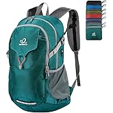 WATERFLY Lightweight Packable Hiking Backpack: 30L Foldable Travel Daypack Ultralight Camping Day Pack for Woman Man