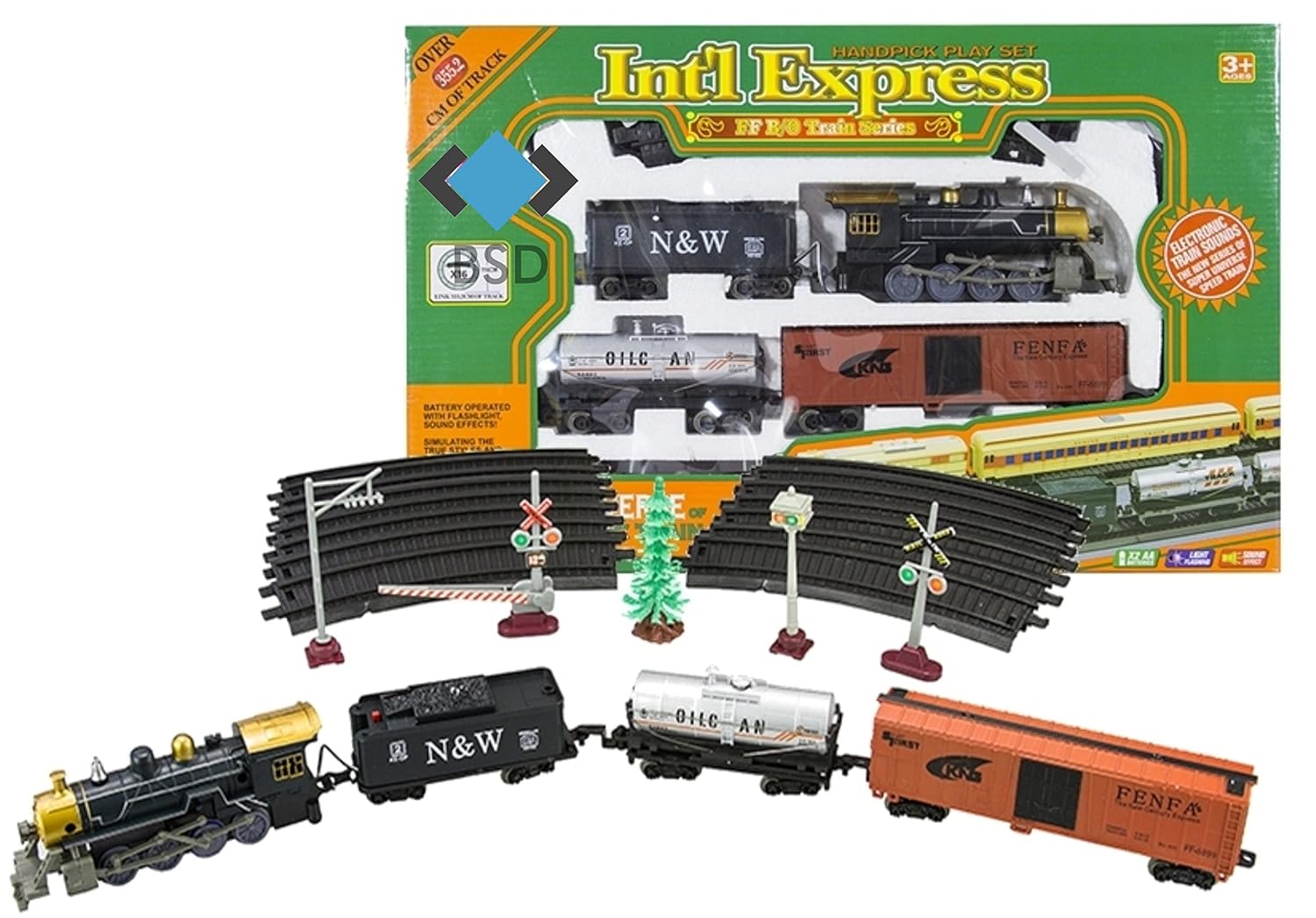 BSD Railway Electrically Set FENFA Int'l Express Steam 3