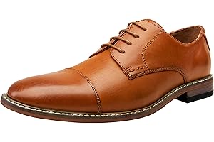 Vostey Men's Dress Shoes Oxford Shoes Formal Dress Shoes for Men Business Derby Shoes
