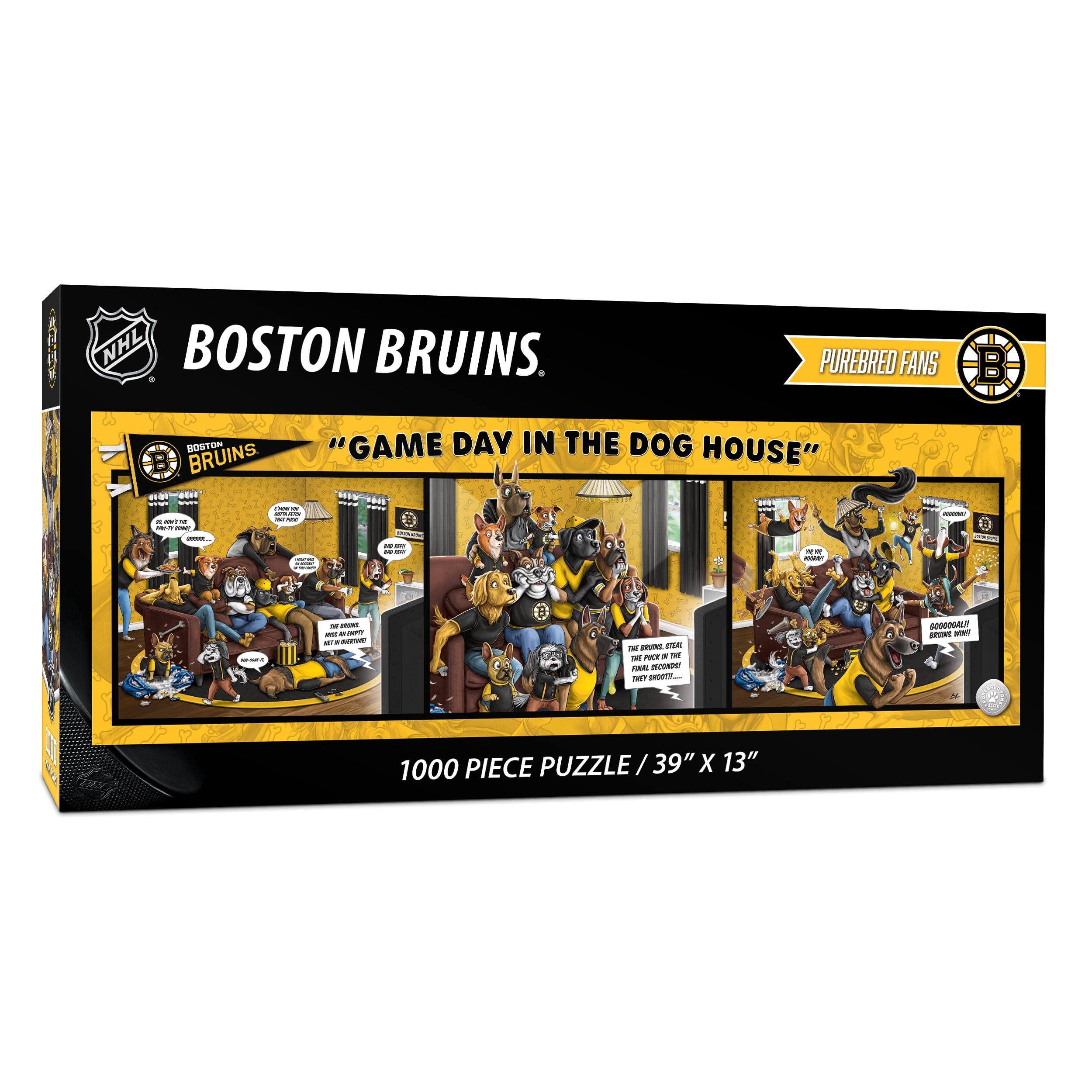 YouTheFan NHL Boston Bruins Game Day in The Dog House - 1000pc Puzzle
