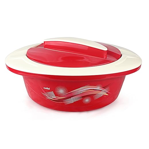 Cello Nova Plastic Casserole with Lid, 1.5 Liter