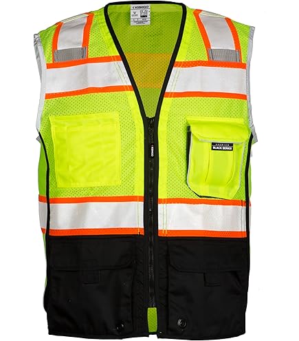 ML Kishigo Class 2 Economy Vest with Zipper Front L/XL Orange