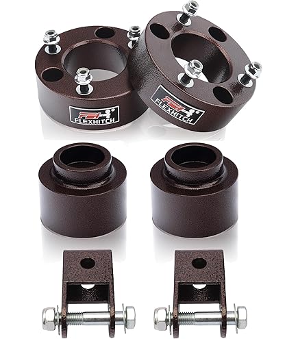MotoFabLifts 2-Inch Front Leveling Lift Kit For 1994-2019 Dodge Ram 1500/2500/3500 2WD (Black, CNC Billet Aluminum) - View #9
