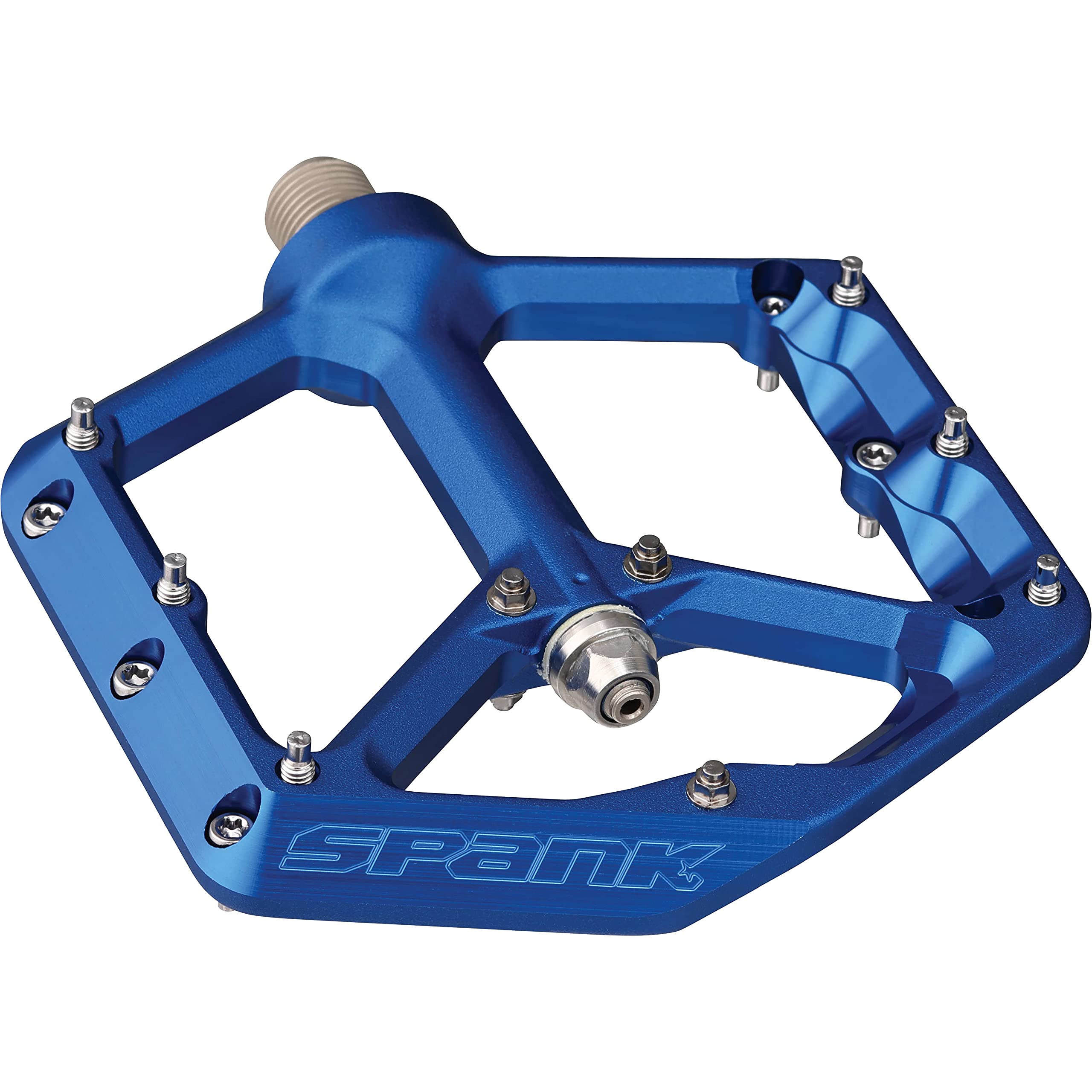 Spank Oozy Reboot Blue Unisex Adult Bike Pedals, 100 x 100 mm
